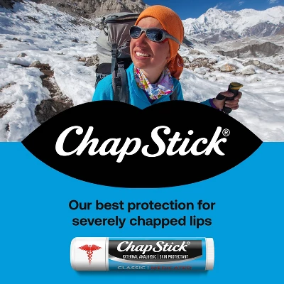 Chapstick Classic Medicated Lip Balms - 0.45oz/3ct 4 Chapstick Classic Medicated Lip Balms - 0.45oz/3ct - Image 2