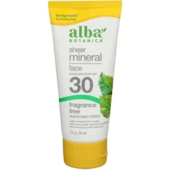 Alba Botanica - Sheer Mineral Face SPF 30 Sunscreen Lotion - 1 Each - 2 Fl Oz