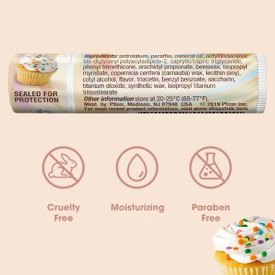 ChapStick Lip Moisturizer, Cake Batter, 12-Pack – Bulk Lip Balm, Irresistible & Sweet, 0.15 Oz Ea 9 ChapStick Lip Moisturizer, Cake Batter, 12-Pack – Bulk Lip Balm, Irresistible & Sweet, 0.15 Oz Ea - Image 7