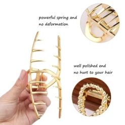 3 PCS Metal Large Claw Clips For Thick Heavy Hair, Strong Hold Big Non-Slip Hair Catch Barrette 12 3 PCS Metal Large Claw Clips For Thick Heavy Hair, Strong Hold Big Non-Slip Hair Catch Barrette -The Body Shop GUEST 0c52c2b4 555b 4835 b5fe 53d81892ea9c