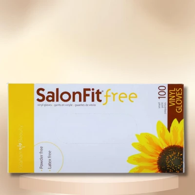 Graham Beauty SalonFit Free Vinyl Gloves (100 Pc) Small - Powder-Free & Latex-Free - Chemical Resistant Protection 3 Graham Beauty SalonFit Free Vinyl Gloves (100 Pc) Small - Powder-Free & Latex-Free - Chemical Resistant Protection