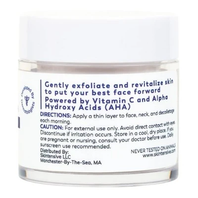 Skintensive Vitamin C + AHA Morning Ritual Cream Unscented Facial Moisturizer Cream 1.6 Oz. Jar SK-0008 1 Ct 7 Skintensive Vitamin C + AHA Morning Ritual Cream Unscented Facial Moisturizer Cream 1.6 Oz. Jar SK-0008 1 Ct - Image 5