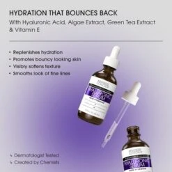 Advanced Clinicals Hyaluronic Acid Face Serum. Anti-Aging Serum For Hydrating And Fine Lines. 1.75 Fl Oz