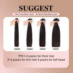 Jessie's Wig 18-26 Inch Tape In Hair Extensions 50g For Women Thin Hair Straight #4 Light Brown 20 Pcs/Pack -The Body Shop GUEST 23bbf8ad bd7b 4b21 9ea6 2aa60f5d6444 1