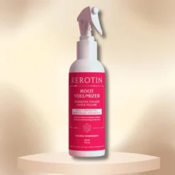 Kerotin Root Volumizer Sweet Orange Oil, Witch Hazel, Panthenol (4 Oz) - Lifts Roots, Adds Fullness & Reduces Oiliness