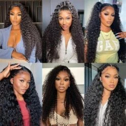 Jessie's Wig 12-20 Inch Lace Frontal Deep Wave 4x4 Natural Black 1 Pc/Pack -The Body Shop GUEST 2f88270c bbd4 4886 a46e d35ff9d49627