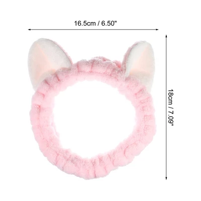 Unique Bargains Soft Plastic Silicone Cleansing Brush Cat Ears Headbands Pink Blue Green 6Pcs 5 Unique Bargains Soft Plastic Silicone Cleansing Brush Cat Ears Headbands Pink Blue Green 6Pcs - Image 3
