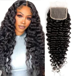 Jessie's Wig 12-20 Inch Lace Frontal Deep Wave 4x4 Natural Black 1 Pc/Pack -The Body Shop GUEST 3cf0c2bb 53cc 4355 b233 9a2b794a06e6