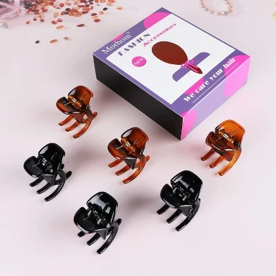 6 Pieces Hair Claw Clips, Morhom 1.3 Inch Jaw Clips For Thick Or Medium Hair 7 6 Pieces Hair Claw Clips, Morhom 1.3 Inch Jaw Clips For Thick Or Medium Hair - Image 5