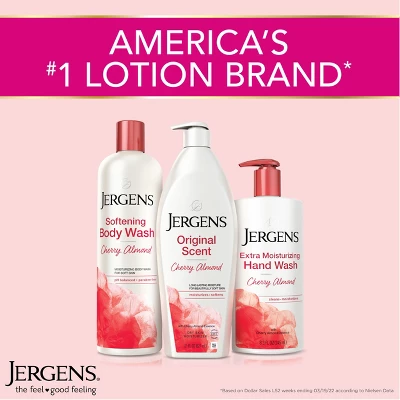 Jergens Original Scent With Cherry Almond Essence Dry Skin Moisturizer, Long Lasting Hydration 9 Jergens Original Scent With Cherry Almond Essence Dry Skin Moisturizer, Long Lasting Hydration - Image 7