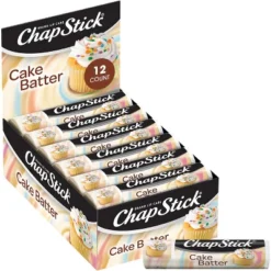 ChapStick Lip Moisturizer, Cake Batter, 12-Pack – Bulk Lip Balm, Irresistible & Sweet, 0.15 Oz Ea 17 ChapStick Lip Moisturizer, Cake Batter, 12-Pack – Bulk Lip Balm, Irresistible & Sweet, 0.15 Oz Ea -The Body Shop GUEST 46844758 773b 4a68 93d0 cd30e533bfe0