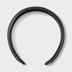 Faux Leather Headband - A New Day™ Black/Gold -The Body Shop GUEST 477cbad5 2118 4cf4 8495 46fe5dae0a42