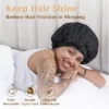 Wikineon Silk & Satin Hair Bonnet For Sleeping - Ideal For Wavy, Curly & Natural Hair: Protects Strands While You Rest 2 Wikineon Silk & Satin Hair Bonnet For Sleeping - Ideal For Wavy, Curly & Natural Hair: Protects Strands While You Rest -The Body Shop GUEST 546aa81d 4802 4c03 b850 1e025c395b71