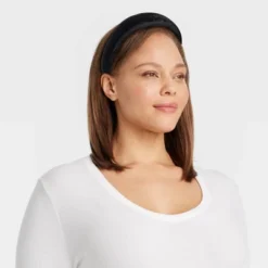 Velvet Padded Headband - A New Dayâ„¢ Black