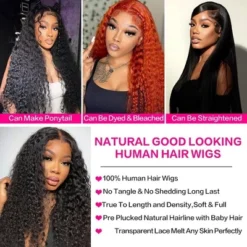 Jessie's Wig 26 Inch Water Wave Wig 4x4 Lace Natural Black 1 Pc/Pack -The Body Shop GUEST 625ae5ed b5c0 4b88 9c3b f6c9f5ff0a7e