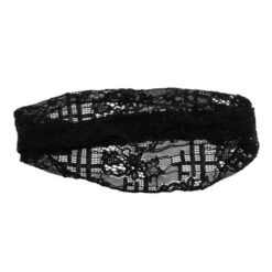 Unique Bargains Women's Breathable Lace Wide Headband 1 Pc