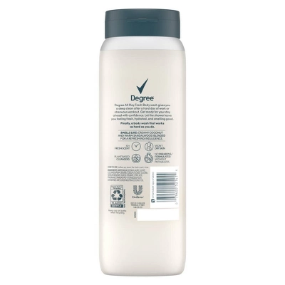 Degree® Degree All Day Fresh Body Wash - Coconut - 20 Fl Oz 3 Degree® Degree All Day Fresh Body Wash - Coconut - 20 Fl Oz