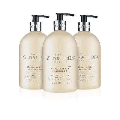 Baylis & Harding Jojoba, Silk & Almond Oil 16.9 Ounces Hand Wash, Pack Of 3 3 Baylis & Harding Jojoba, Silk & Almond Oil 16.9 Ounces Hand Wash, Pack Of 3