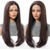 Jessie's Wig Straight Wig Heat Resistant Middle Length Synthetic Hair 13x3.5 Lace Wigs Brown Color 22 Inch 1 Pc/Pack -The Body Shop GUEST 834aa5c2 fa90 44c3 bca7 c66e293b21cc