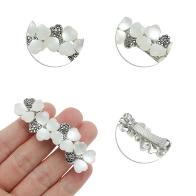 Unique Bargains Women's Flower Hairpins Hair Barrettes 1 Pc 6 Unique Bargains Women's Flower Hairpins Hair Barrettes 1 Pc - Image 4