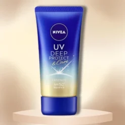 Nivea Japan UV Deep Protect & Care Essence SPF 50+ PA++++ | A Waterproof Sunscreen Essence With Anti-aging. Ideal For Daily Use. (1.76 Oz)