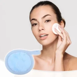 Unique Bargains Facial Soft Flannel Pads Makeup Remover Pads 6 Pcs