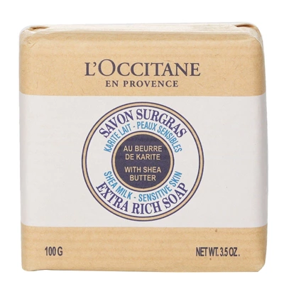 L'Occitane Shea Butter Extra Gentle Soap, Milk, 3.5 Oz 5 L'Occitane Shea Butter Extra Gentle Soap, Milk, 3.5 Oz - Image 3