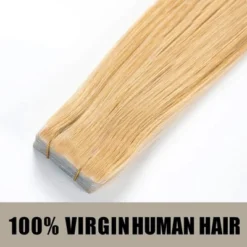 Jessie's Wig 16-26 Inch Tape In Hair Extensions 50g For Women Thin Hair Straight #27 Dark Blonde 20 Pcs/Pack