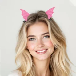 Unique Bargains Women's Halloween Bat Duckbill Clip 1 Pair