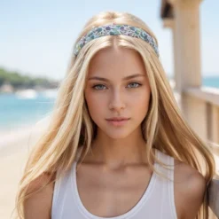 Unique Bargains Women's Flower Hairband 1 Set