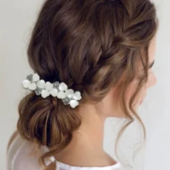 Unique Bargains Women's Flower Hairpins Hair Barrettes 1 Pc