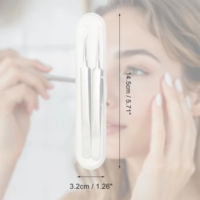 Unique Bargains Facial Pimple Extractor Tool Kit 1 Set 3 Unique Bargains Facial Pimple Extractor Tool Kit 1 Set