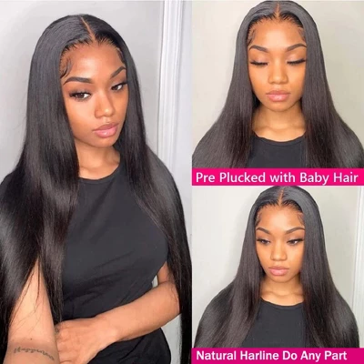 Jessie's Wig 12-20 Inch Lace Frontal Straight 4x4 Natural Black 1 Pc/Pack 9 Jessie's Wig 12-20 Inch Lace Frontal Straight 4x4 Natural Black 1 Pc/Pack - Image 7