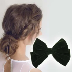 Unique Bargains Cute Bow Spring Hair Clips 1 Pc