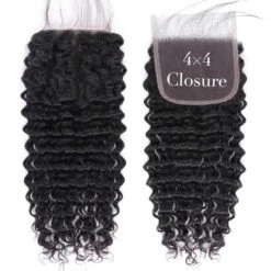 Jessie's Wig 12-20 Inch Lace Frontal Deep Wave 4x4 Natural Black 1 Pc/Pack -The Body Shop GUEST f4c290be 7e80 4e3c acf3 1e10ab334194