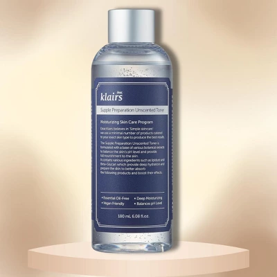 Dear, Klairs Supple Preparation Unscented Toner | Lightweight, Essential Oil-Free, Alcohol Free, Packaging Changed.- (6.08 Oz) 3 Dear, Klairs Supple Preparation Unscented Toner | Lightweight, Essential Oil-Free, Alcohol Free, Packaging Changed.- (6.08 Oz)